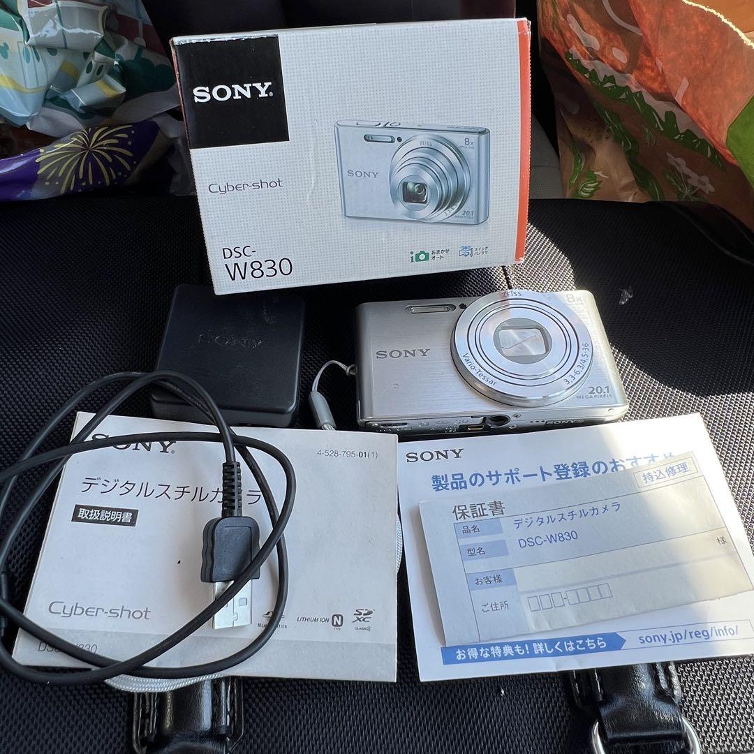 ほぼ未使用SONY DSC-W830 コンパクトデジタルカメラ