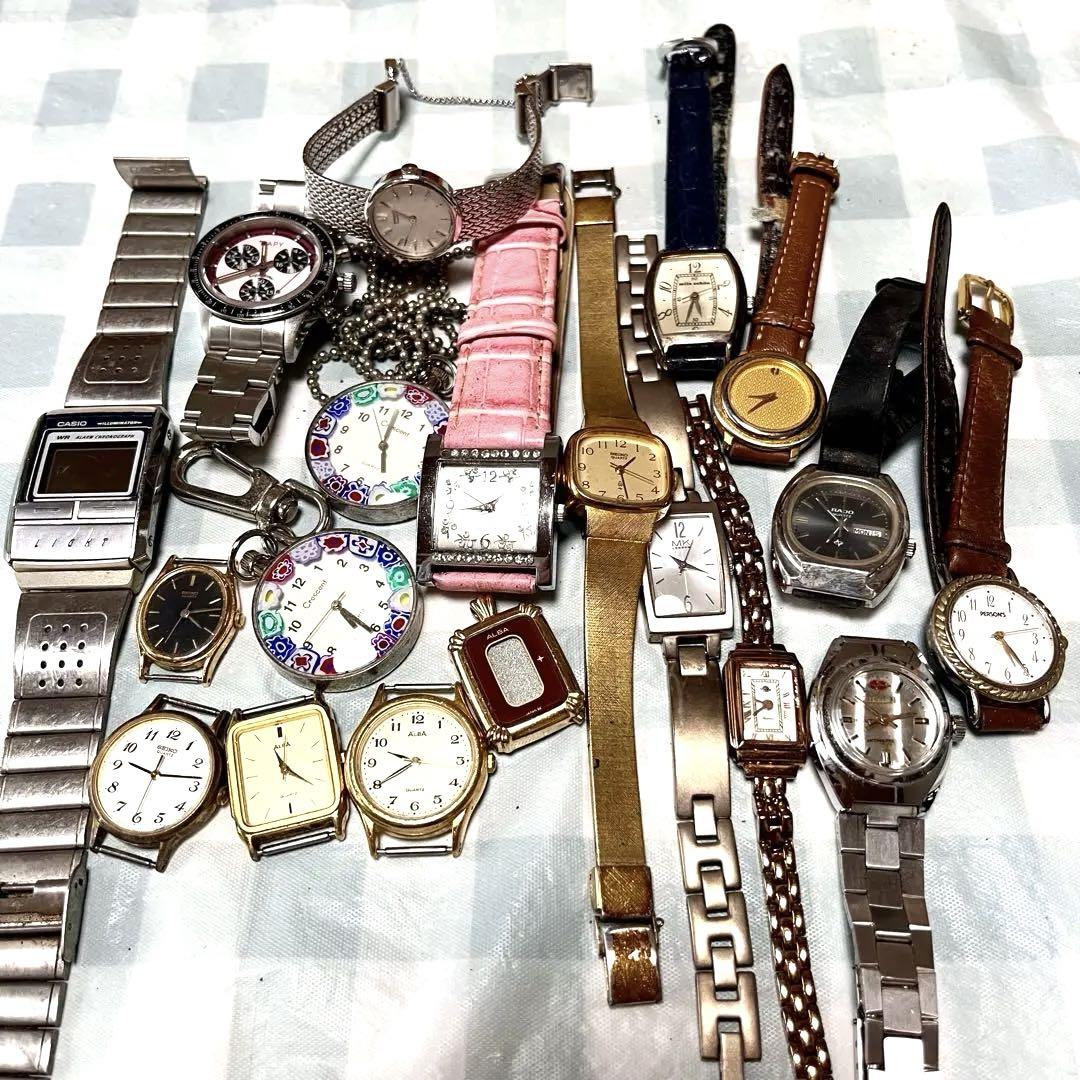 未確認ジャンク☆RADO、ロゼモン、SEIKO、カシオ等 ブランド時計