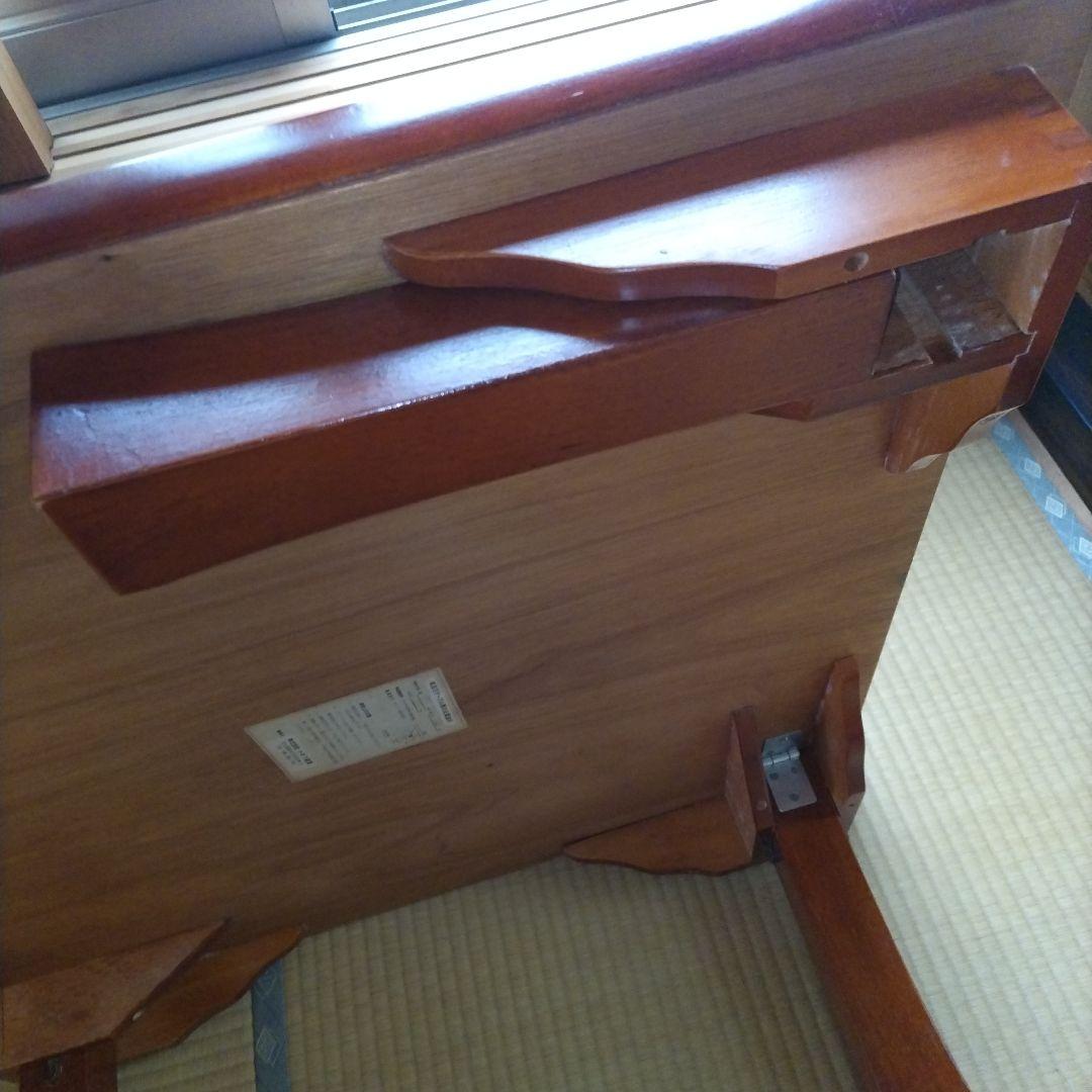 昭和レトロ 　ちゃぶ台 年代物 折りたたみ 角テーブル 座卓 ローテーブル