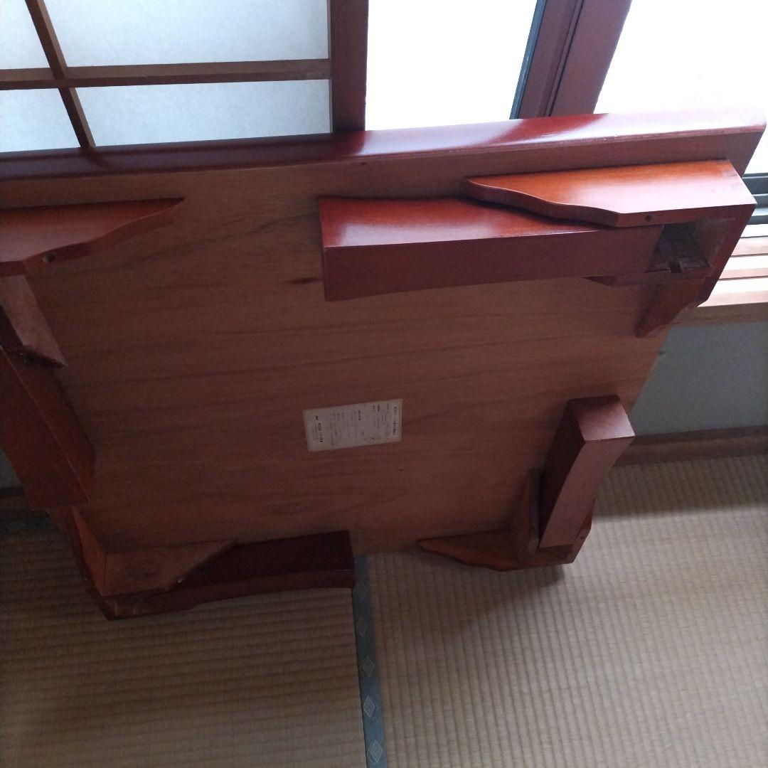 昭和レトロ 　ちゃぶ台 年代物 折りたたみ 角テーブル 座卓 ローテーブル