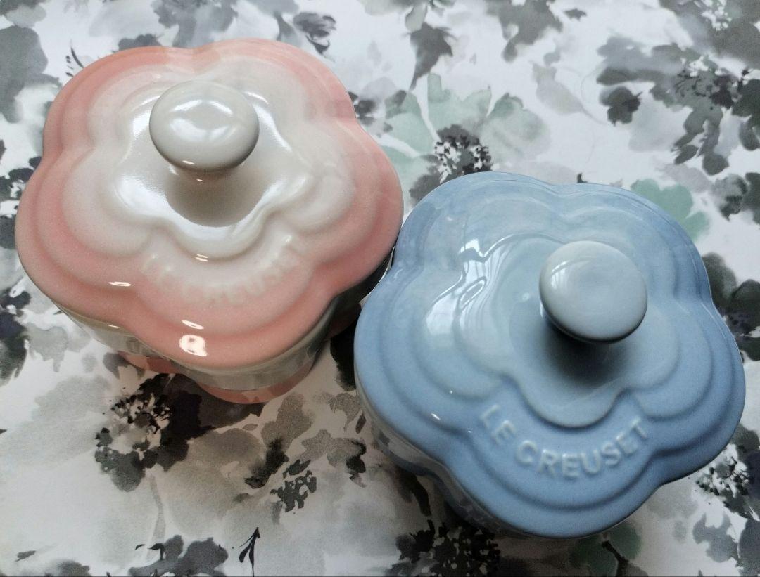 LE CREUSET 花形菓子入れ セット