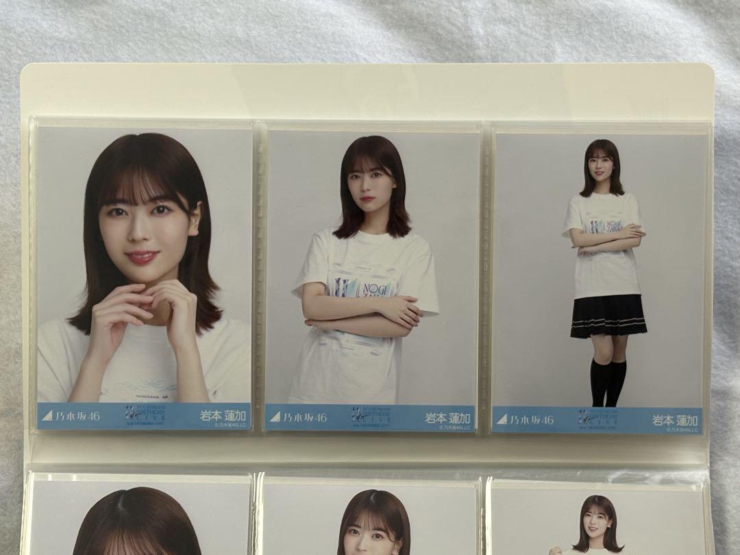 乃木坂46 生写真 岩本蓮加 11thバスラ 3期生 ライブTシャツ
