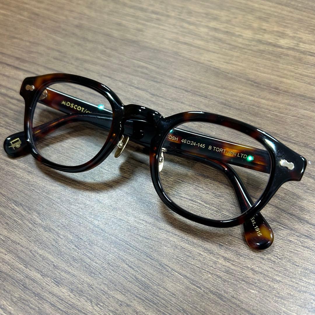【美品】MOSCOT／モスコット／LEMTOSH／BURNT TORT／46