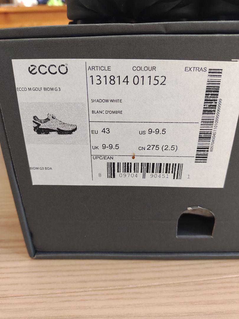 【新品☆箱付き】ecco biom g3 ゴルフシューズ