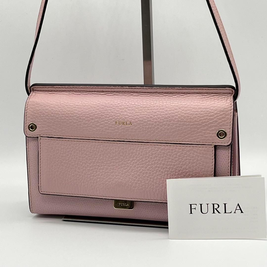 ✨極美品✨️FURLA LIKE MINI ショルダーバッグ ピンク