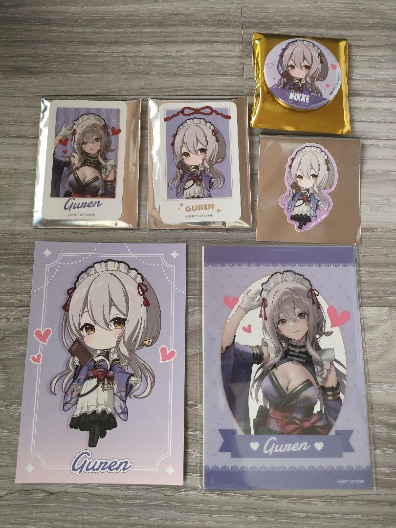 勝利の女神：NIKKE コラボカフェ　紅蓮 ランチトート ピック ショッパー 勝利の女神：NIKKE and GALLERY カフェ ショッパー 紙袋 8枚