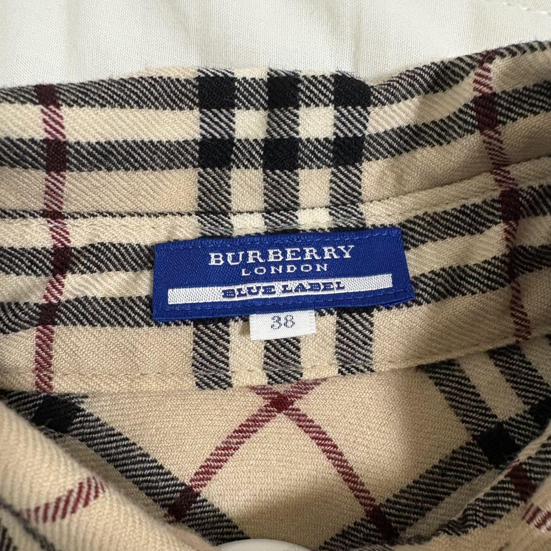 Burberry Blue Label シャツワンピース BURBERRY BLUE LABEL ノバチェック柄シャツワンピース 38 - メルカリ