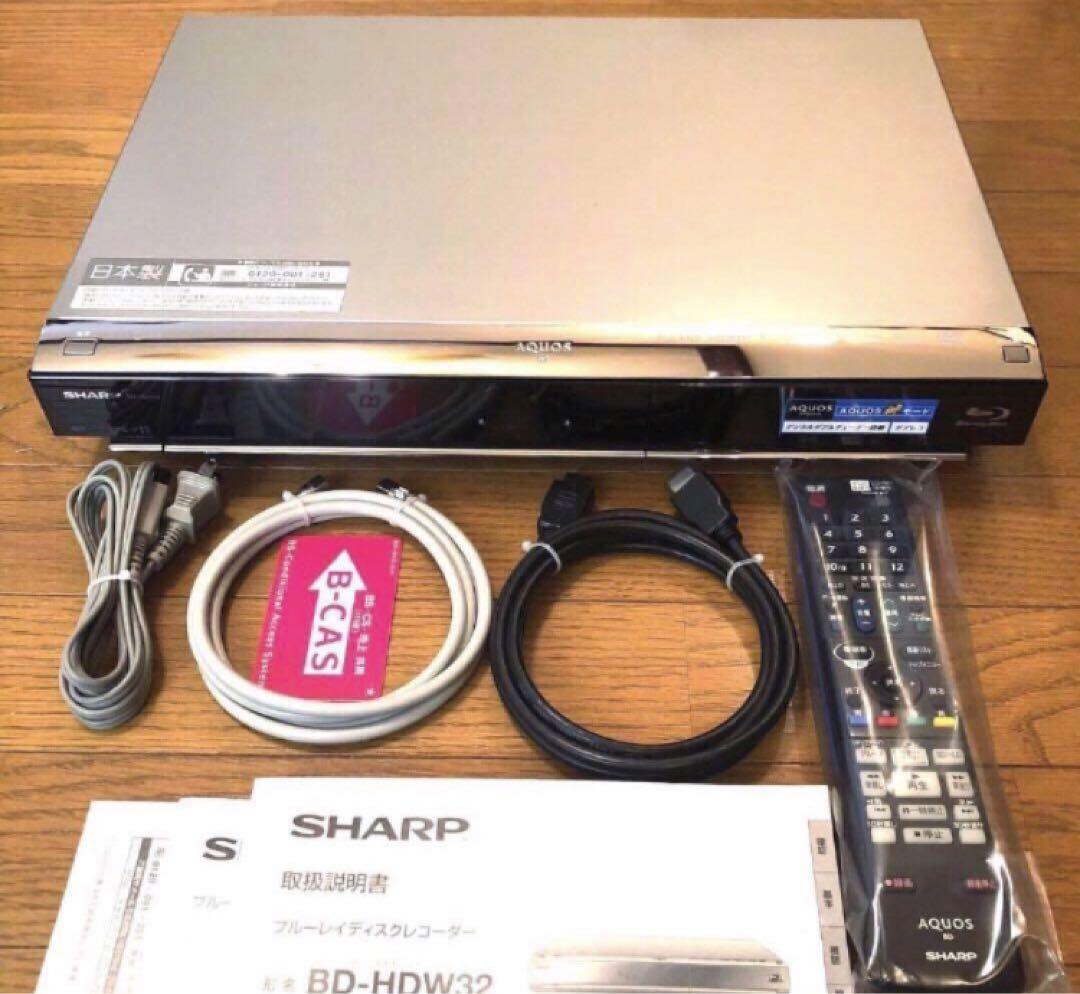 貴重 美品 動作良好SHARP AQUOS BD-HDW40 1TB W録画