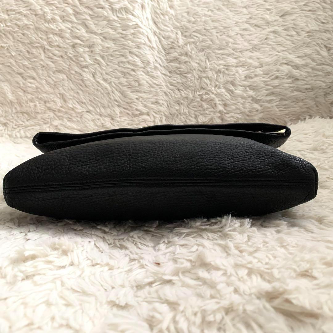 美品✨トリーバーチ ショルダーバッグ 2way ロゴ レザー チェーン ブラック