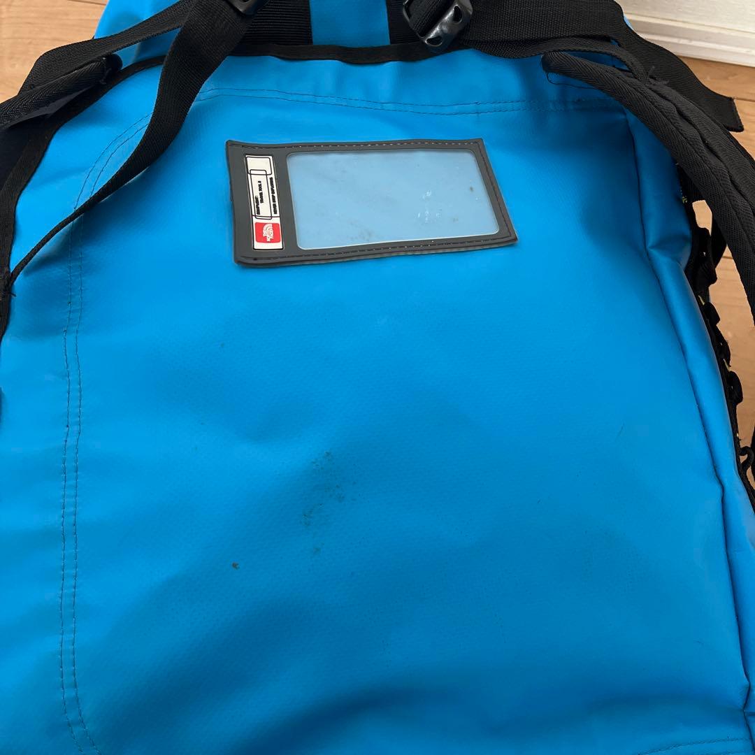 ザノースフェイス ダッフルバッグ 青 50L - メルカリ