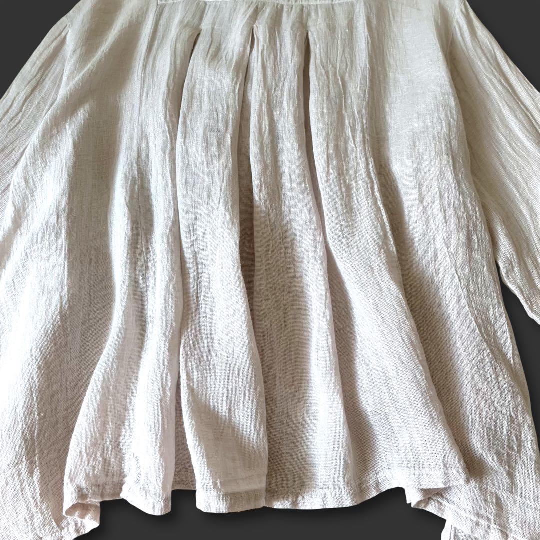 専用 美品 ネストローブ リネンブラウス ゆったり 長袖 シャツ
