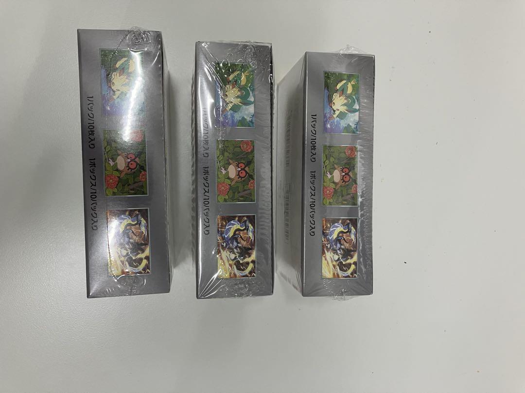ポケモンカードゲーム　テラスタルフェスex 3box 新品未開封シュリンク付き