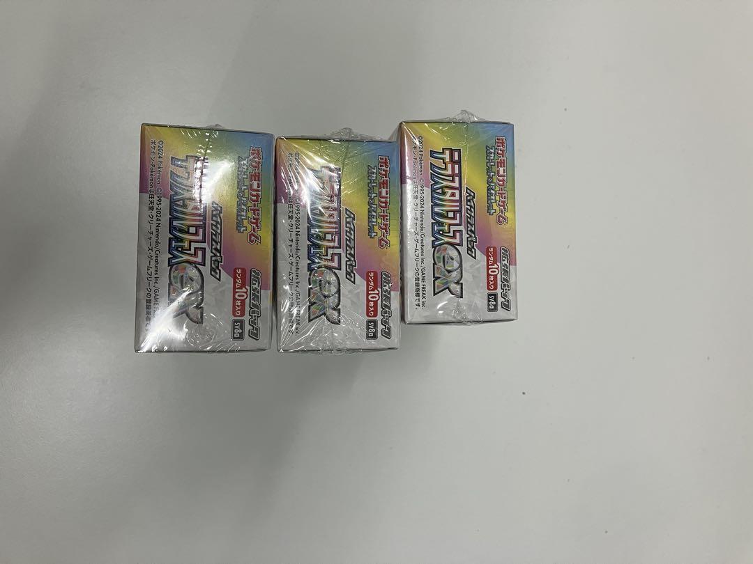 ポケモンカードゲーム　テラスタルフェスex 3box 新品未開封シュリンク付き