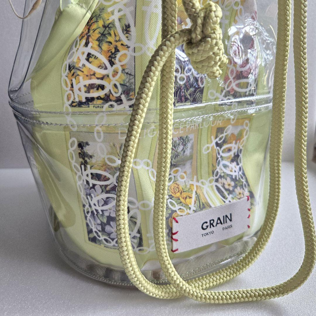 【新品】チャオパニック GRAIN PVC　クリア巾着バッグ　Chaopanic 新品】チャオパニック GRAIN PVC クリア巾着バッグ Chaopanic