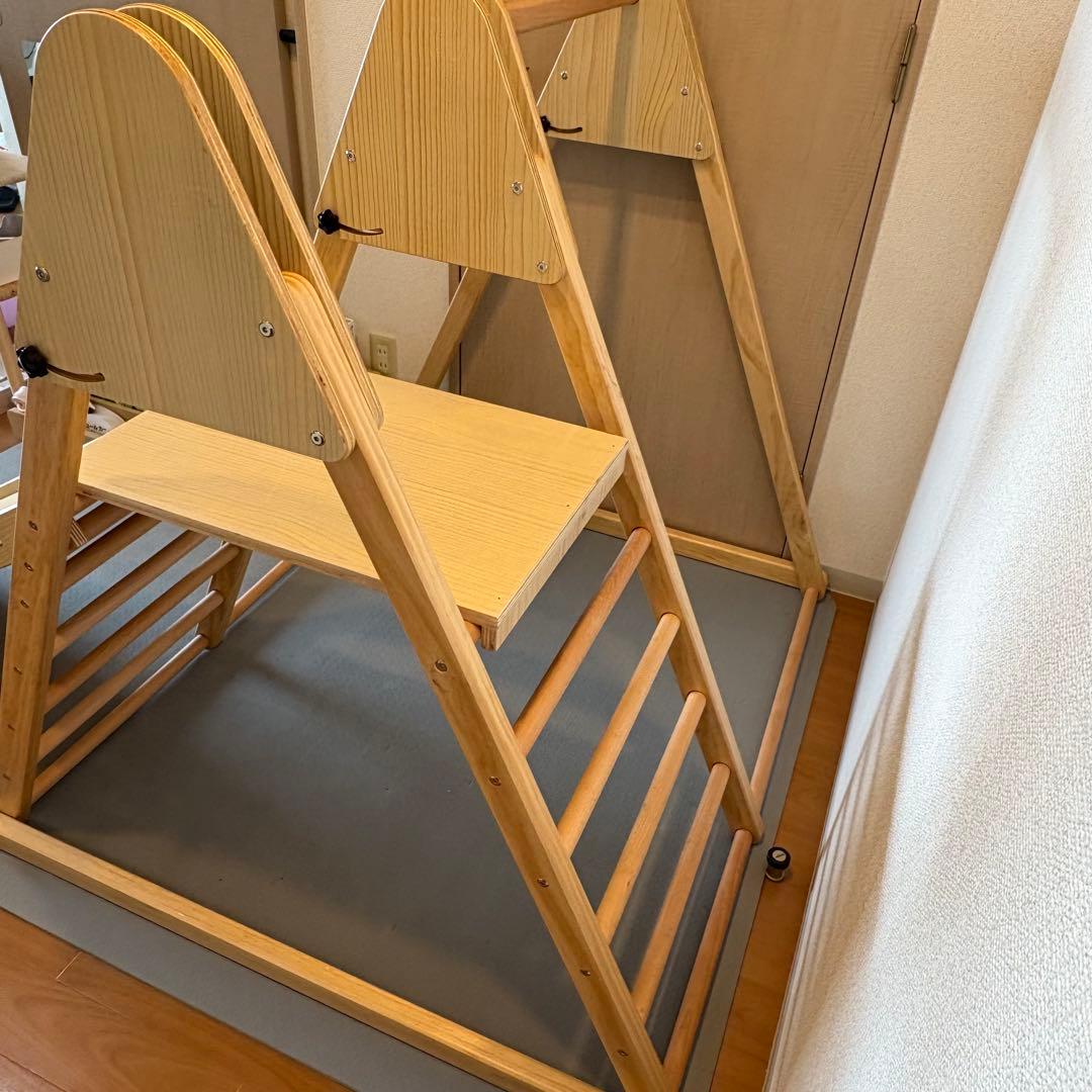 木製すべり台　ブランコ　室内遊具