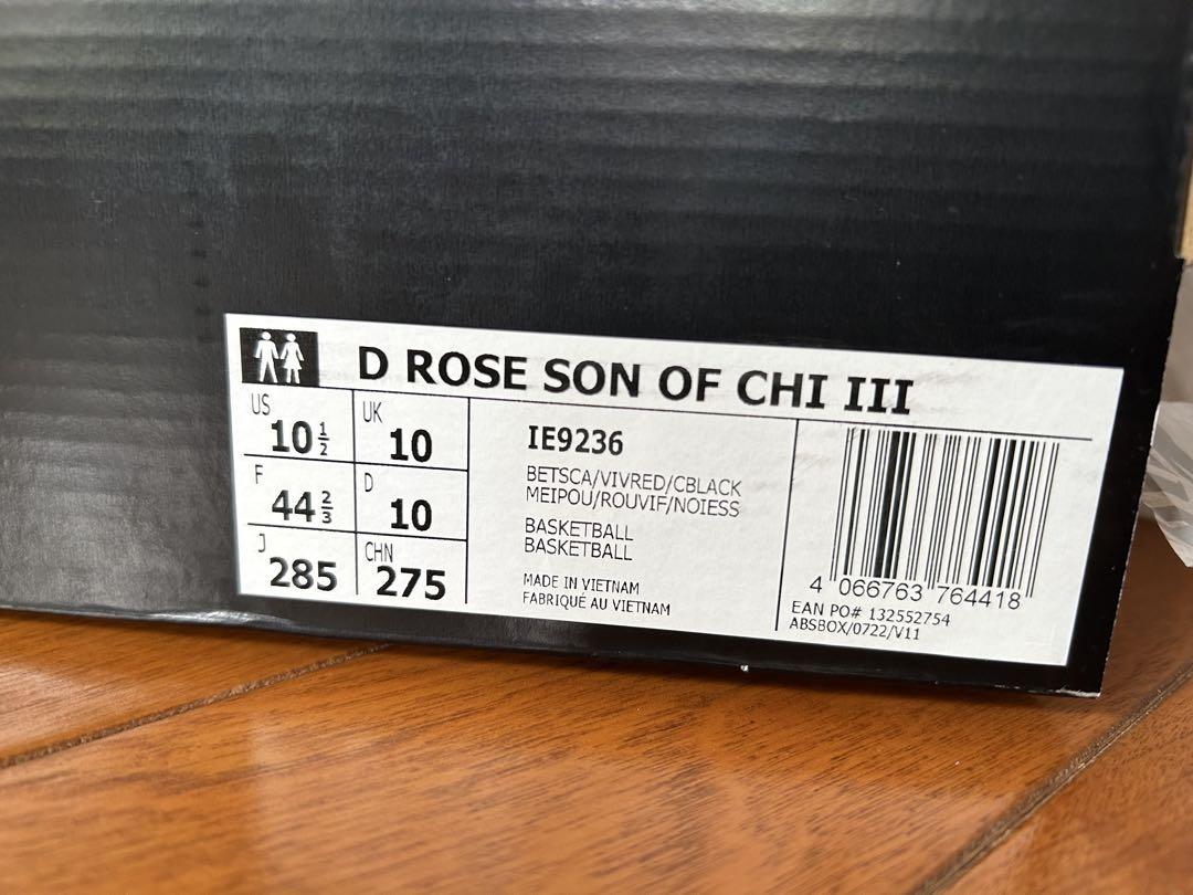 adidas d rose son of chi Ⅲ us10.5