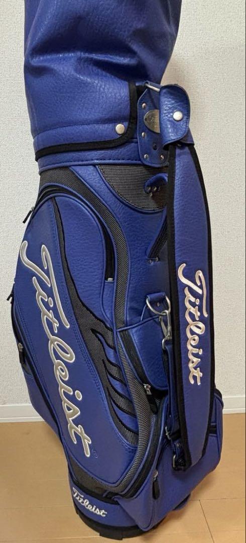 Titleist タイトリスト キャディバッグ ブルー ⭐️美品⭐️ 美品 タイトリスト 14分割 スタンドキャディバック ブルー 青 大