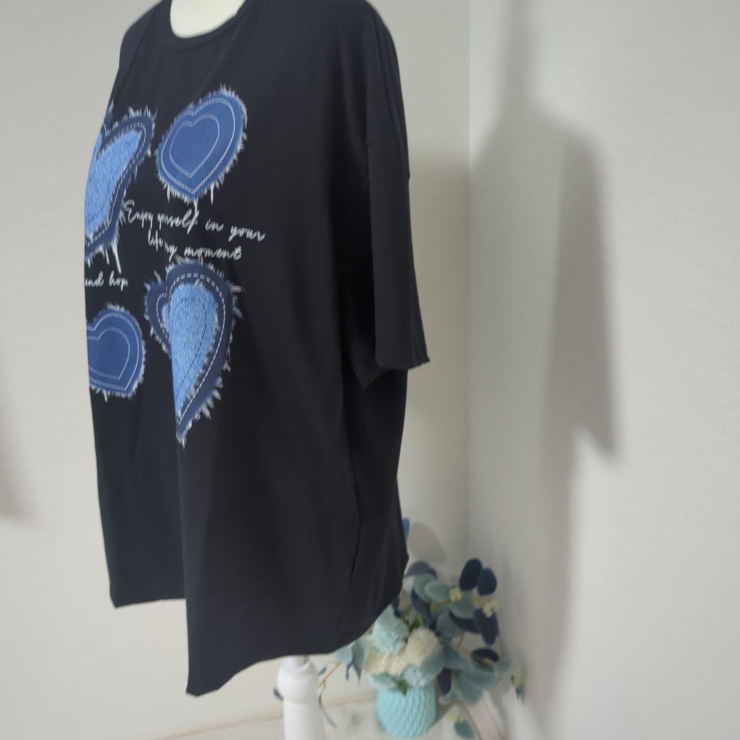 限定セールをすべて ハートデザイン オーバーサイズTシャツ メルカリ - トップス