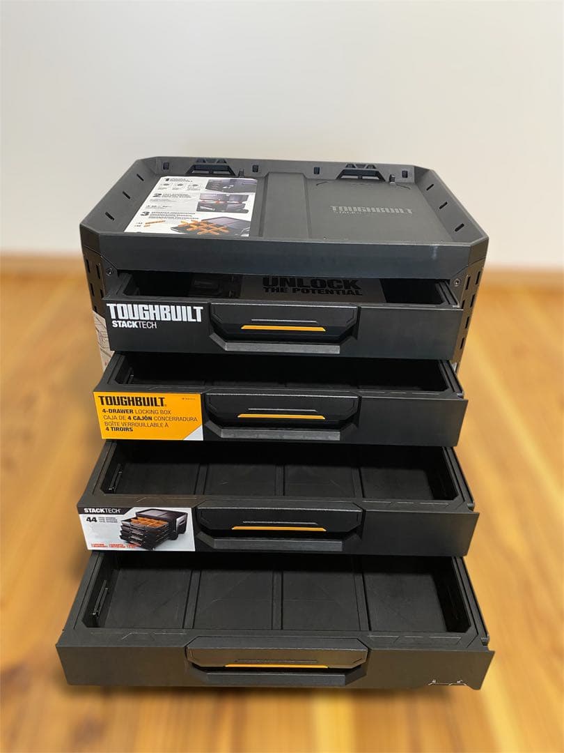 TOUGHBUILT TB-B1-D-74 タフビルト 4段ボックス TOUGHBUILT TB-B1-D-74 タフビルト 4段ボックス