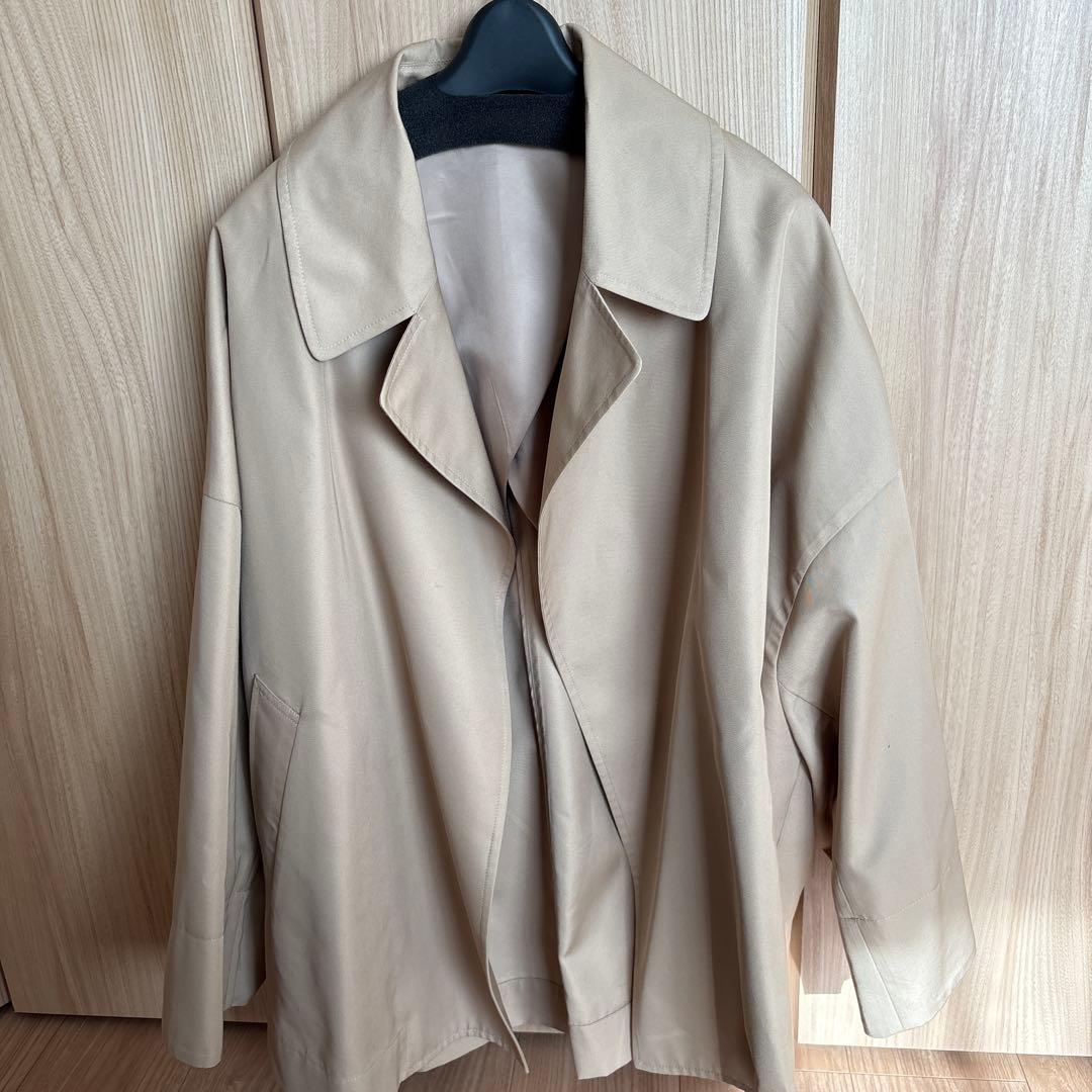 ベージュ オーバーサイズ コートFREE SIZE・ATELIER SIX