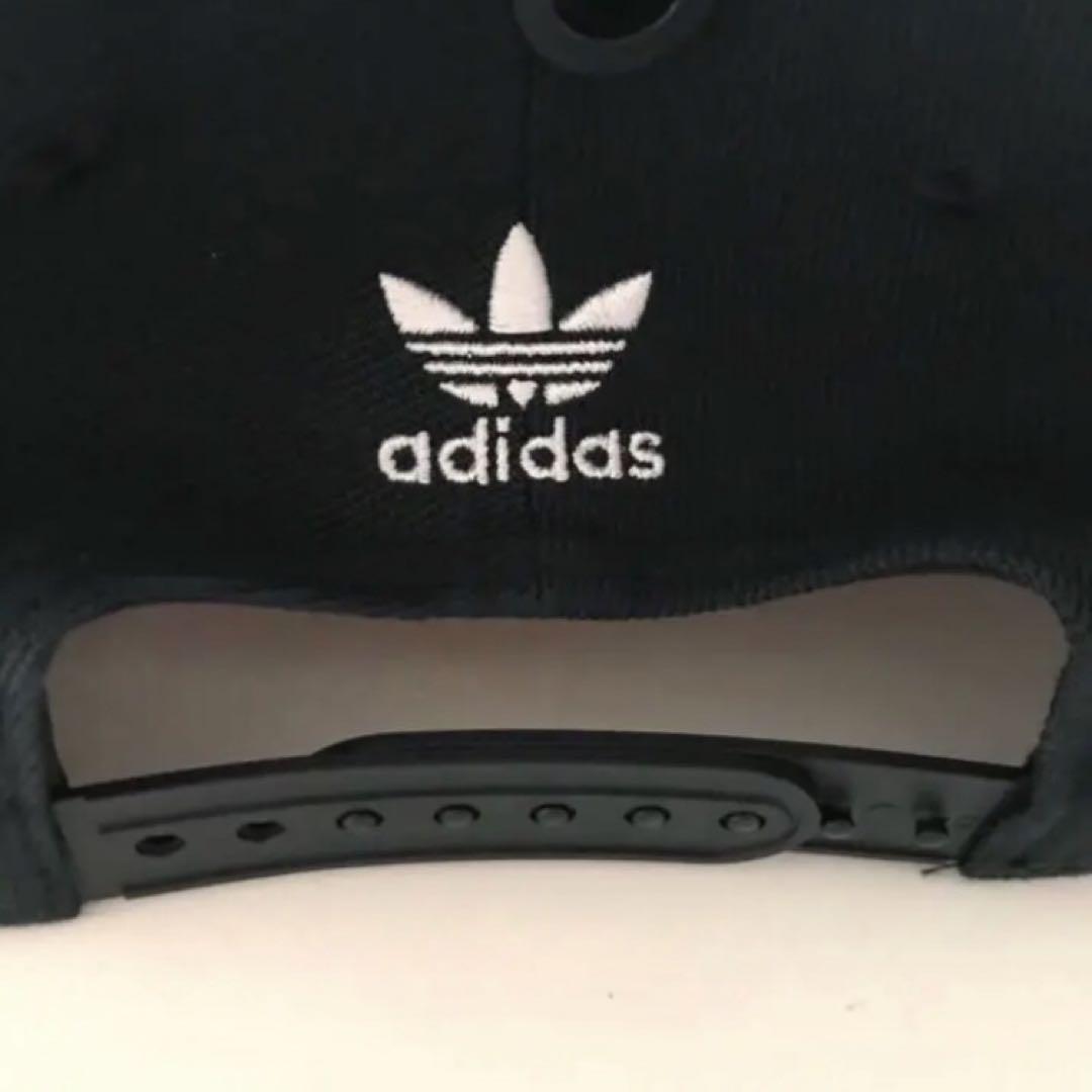 レア【新品】adidas アディダス USA キャップ 黒白 帽子