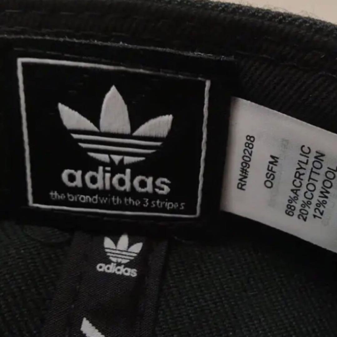 レア【新品】adidas アディダス USA キャップ 黒白 帽子