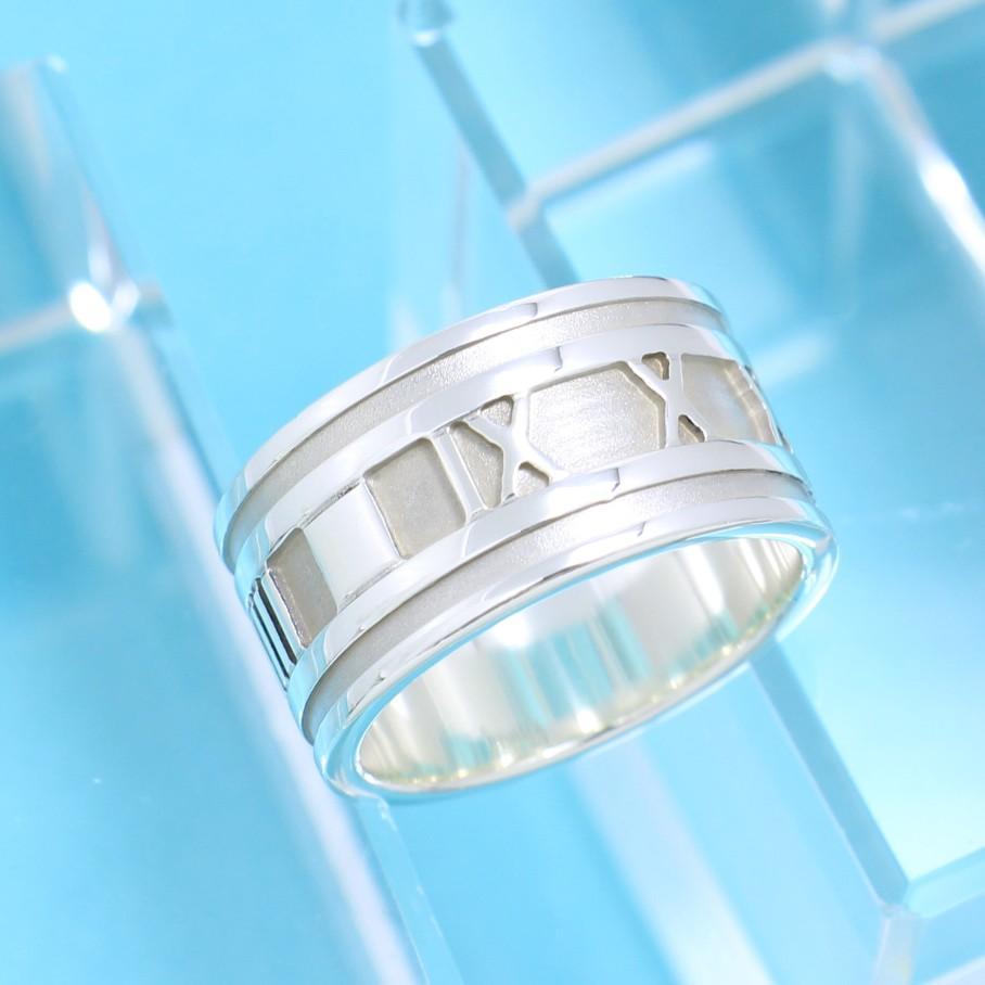 Tiffany ティファニー  アトラスリング　ワイド　 20号 高品質】 ティファニーアトラスワイドリング 20号 新品仕上げ