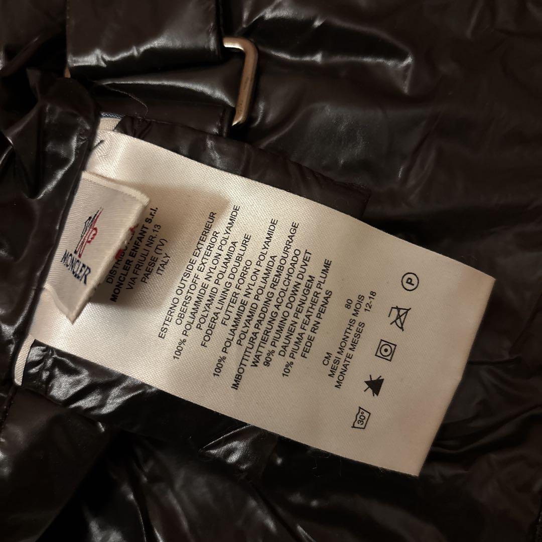 MONCLER ダウンコート 80 黒