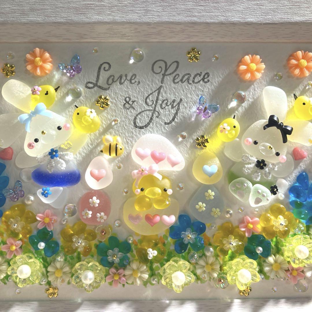 シーグラスアート『 Happy Easter•*¨*•.¸♬︎』 シーグラスアート カクテル⑤ （シーグラスアート カクテル