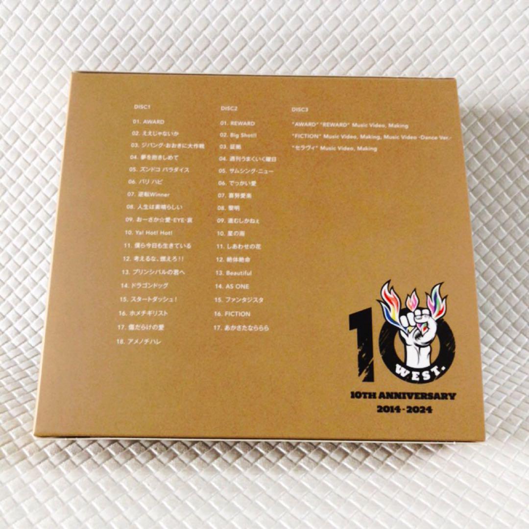 初回盤A】WEST.『AWARD』〈2CD+Blu-ray〉 c2618a - メルカリ