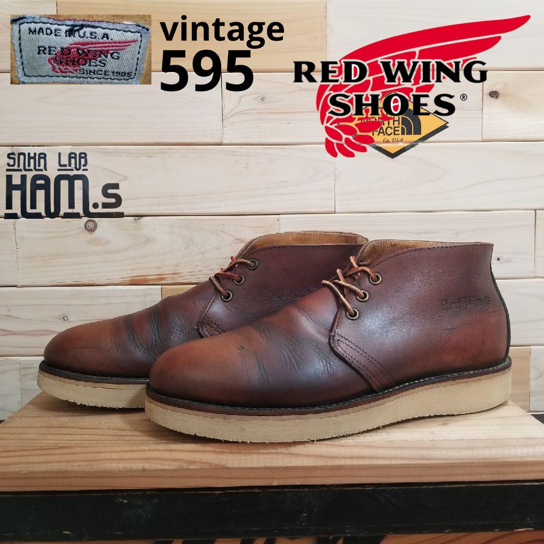 美品　RED WING レッドウイング ポストマン 595 旧羽タグ　25.5 美品 RED WING レッドウイング ポストマン 595 刺繍羽タグ 27.0