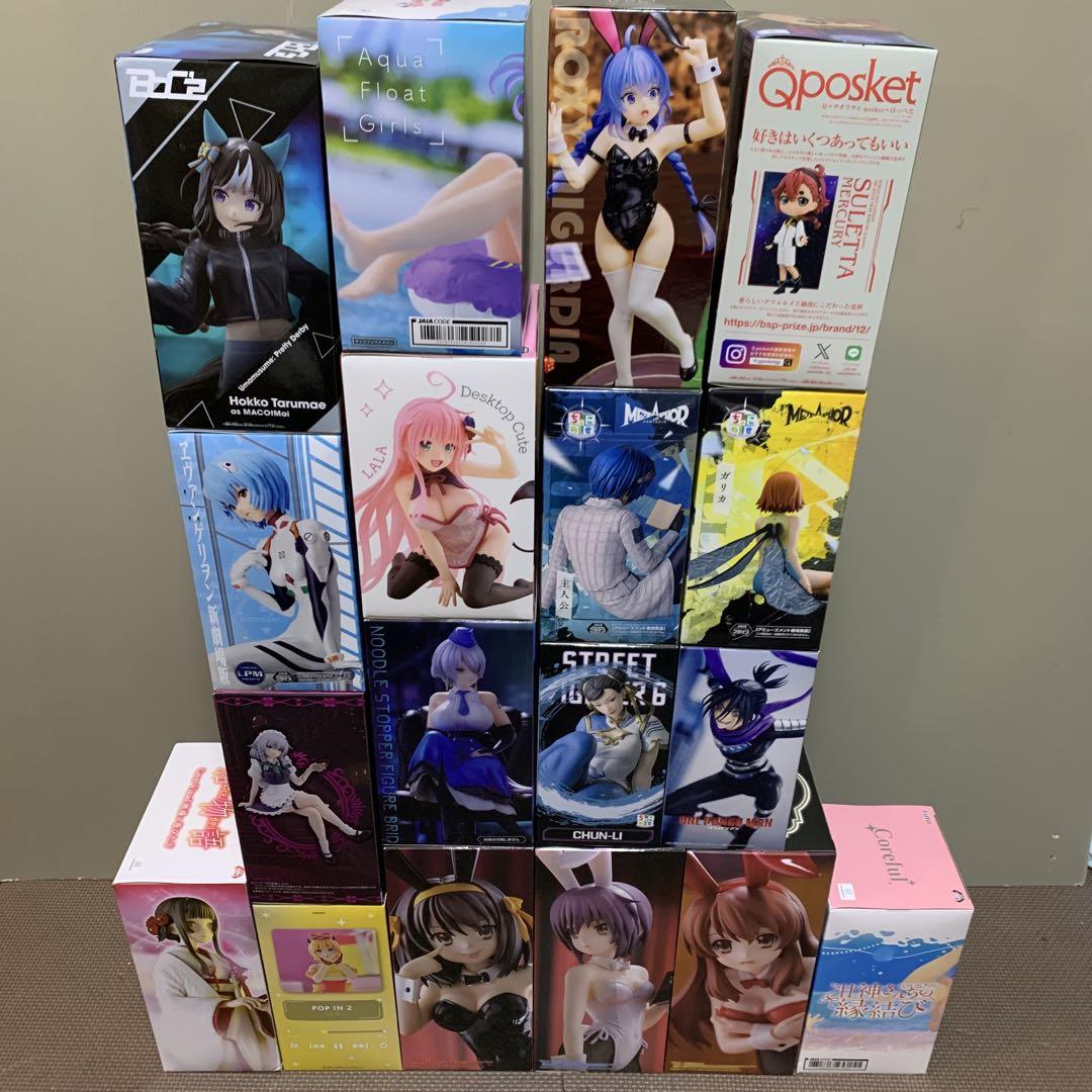 プライズフィギュア18体セット　ララ　ロキシー　春麗　綾波　スレッタ　戦場ヶ原