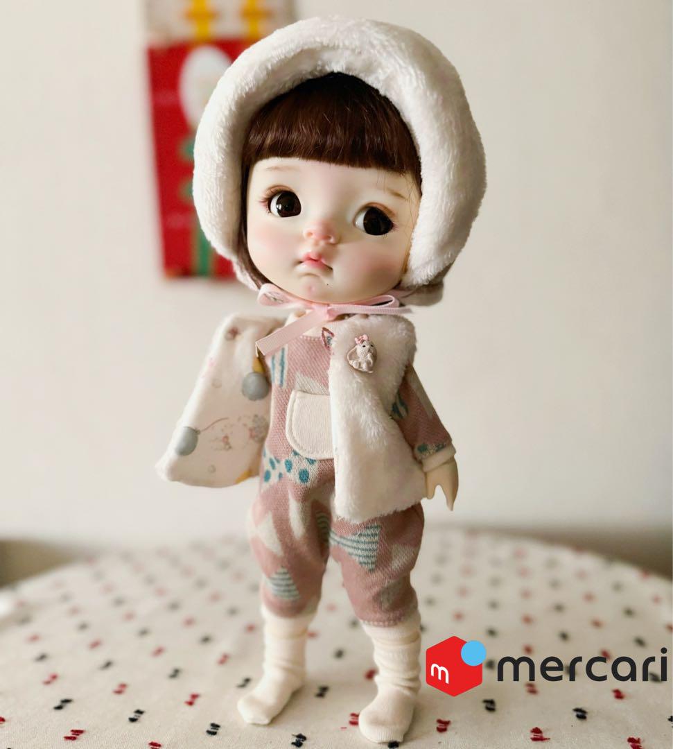 ✻花うさぎ✻冬のあったか三角帽子セット リボン dayuanbao Qbaby