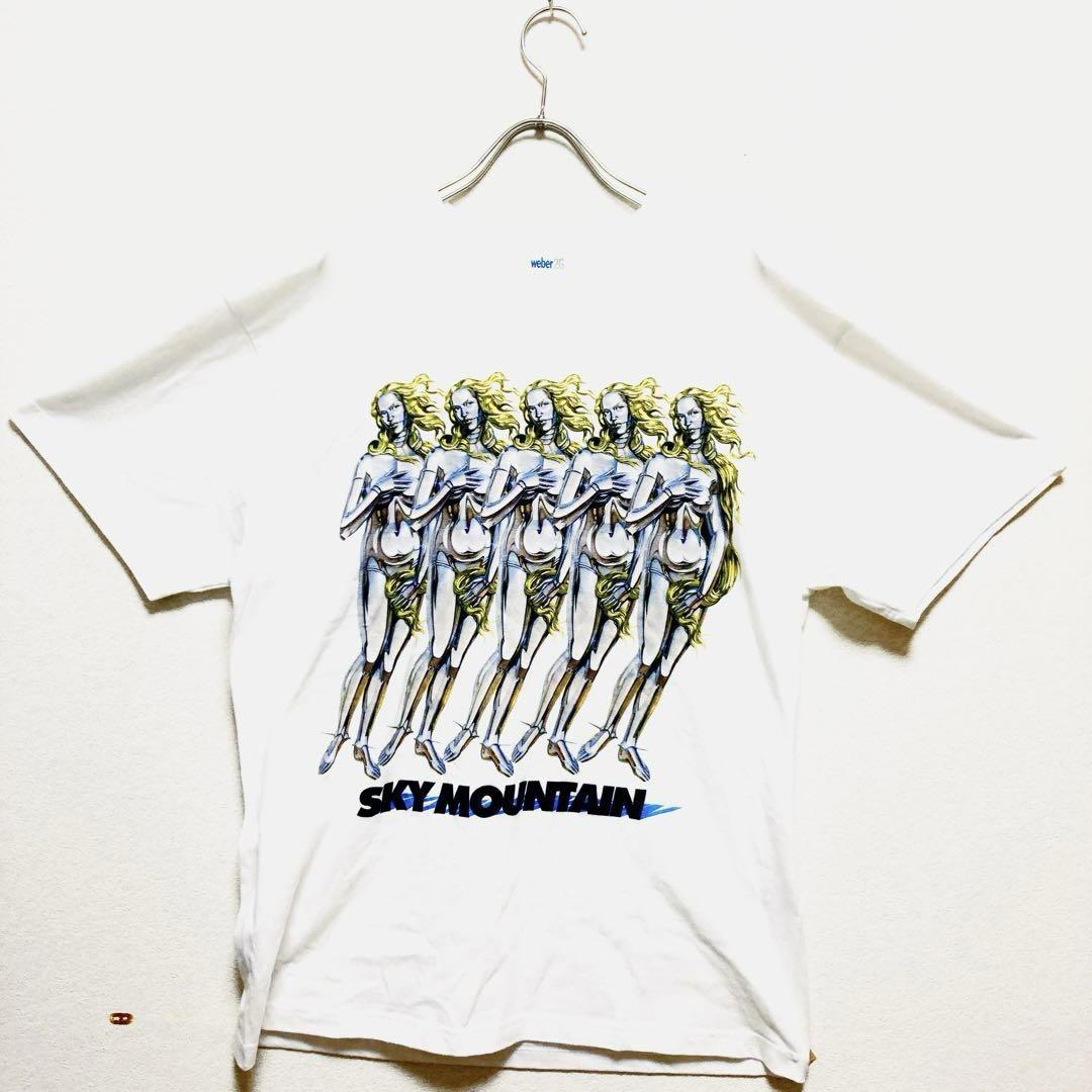 【新品タグ付】空山基　中村哲也　weber トリプルコラボ　メタルロボ　Tシャツ