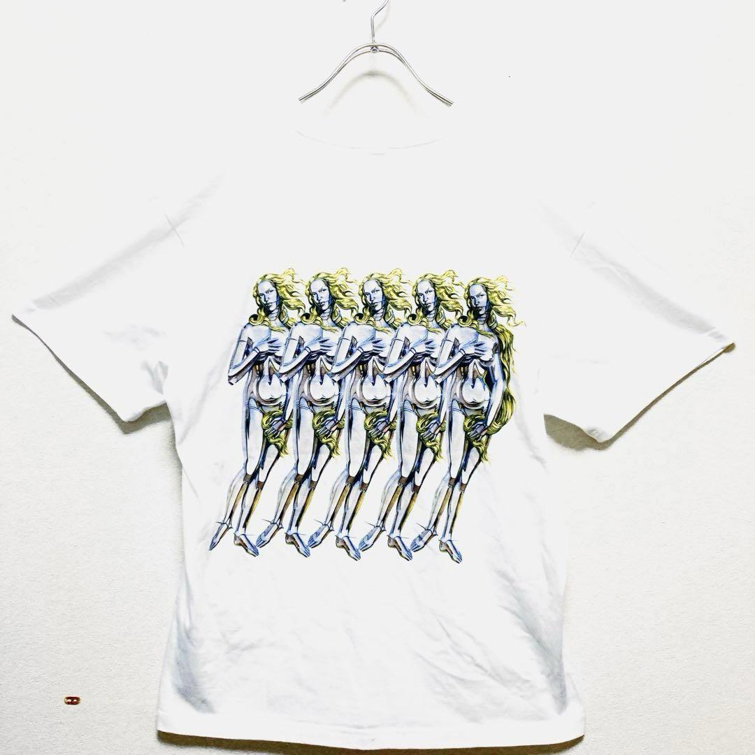 【新品タグ付】空山基　中村哲也　weber トリプルコラボ　メタルロボ　Tシャツ