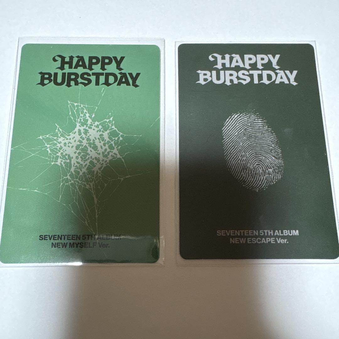 HAPPY BURSTDAYジョシュア トレカ セット Seventeen ジョシュアhappy burstdayトレカセット - メルカリ