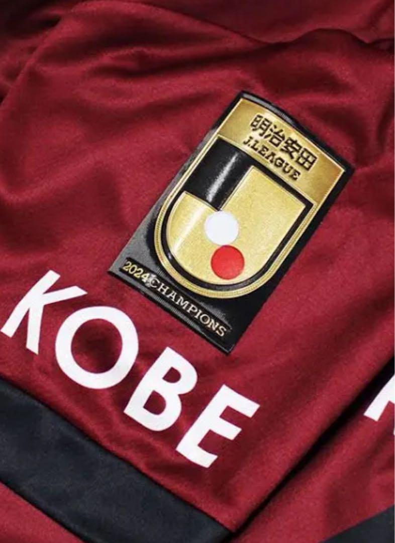 ヴィッセル神戸2025 ホームレプリカユニフォームアシックス　Lサイズ