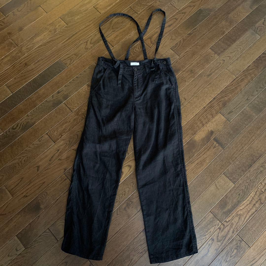 nest Robe ブラックリネンパンツ