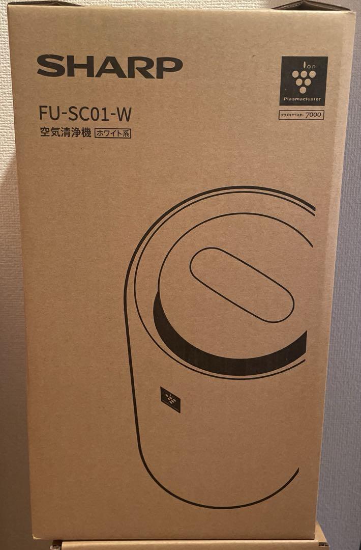 Amazon | シャープ 空気清浄機 FU-SC01-W プラズマクラスター