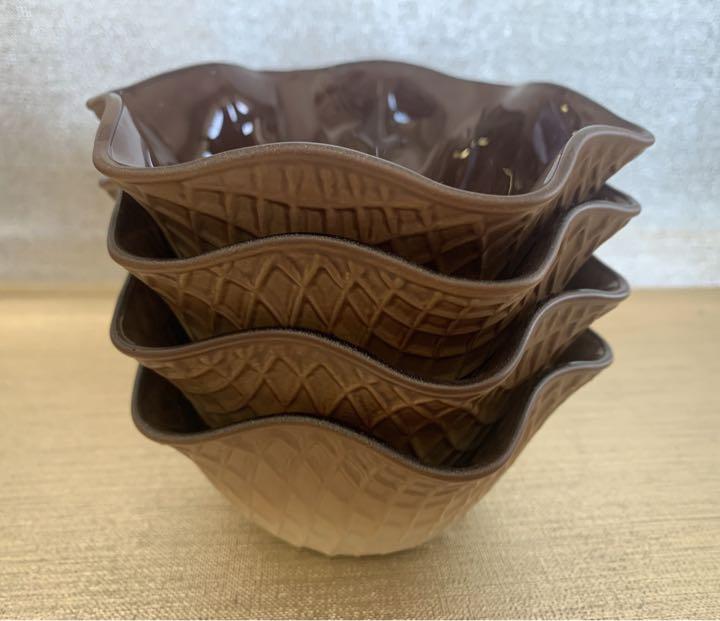 BORMIOLIROCCOボウル ワッフルコーンアイスカップ４個セット