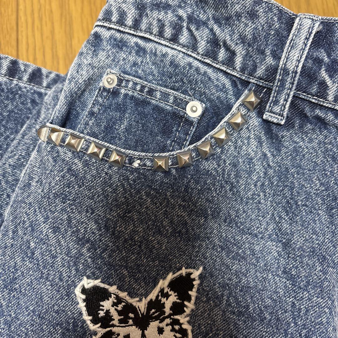joy クラッシュデニムパンツ