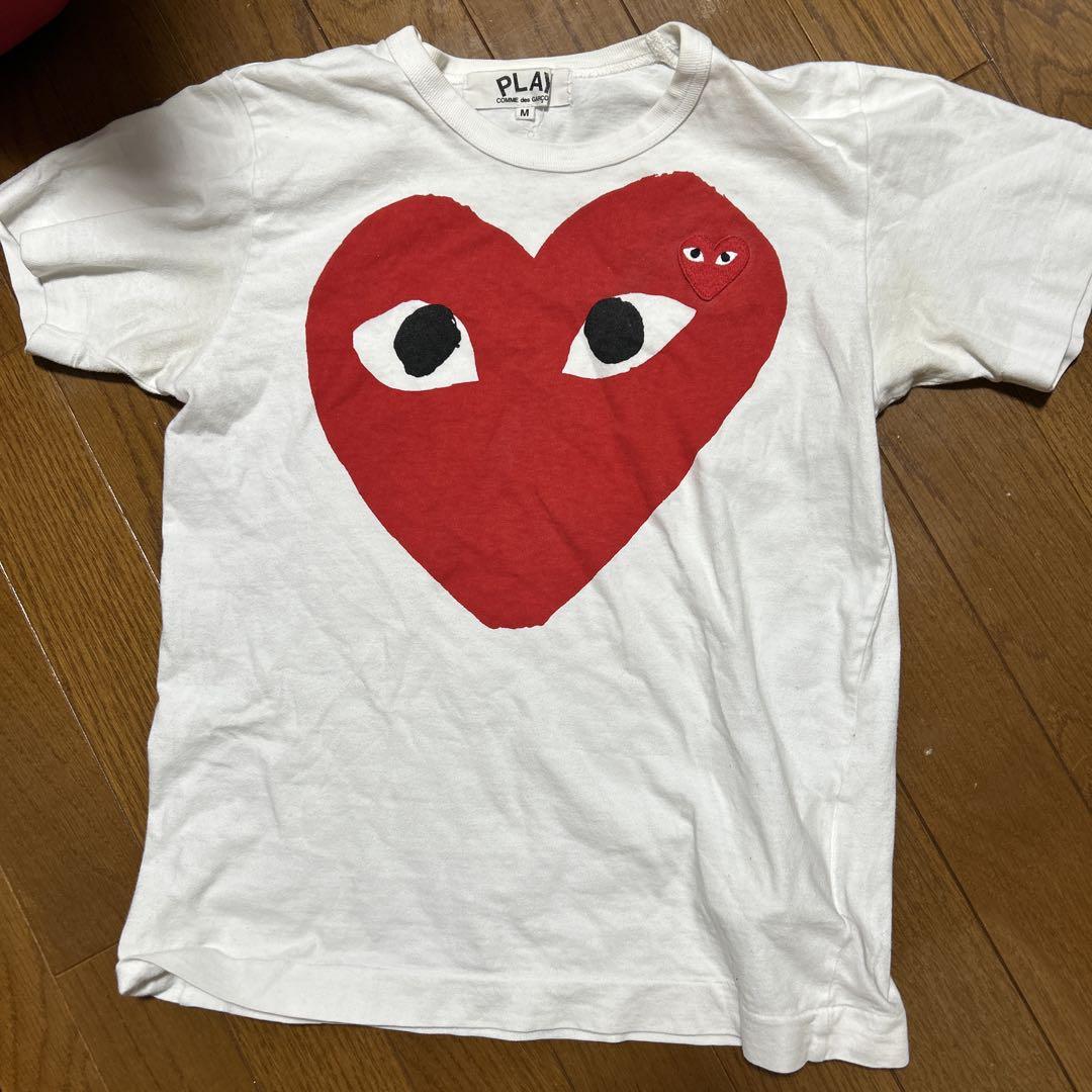 PLAY COMME des GARÇONS ハートプリント Tシャツ Mオンライン