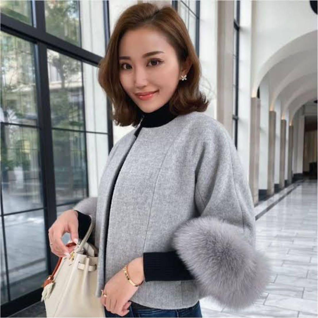 シェリエ shelle 2way FOX フォックスファーコート FOX fur cape coat – shéller / シェリエ