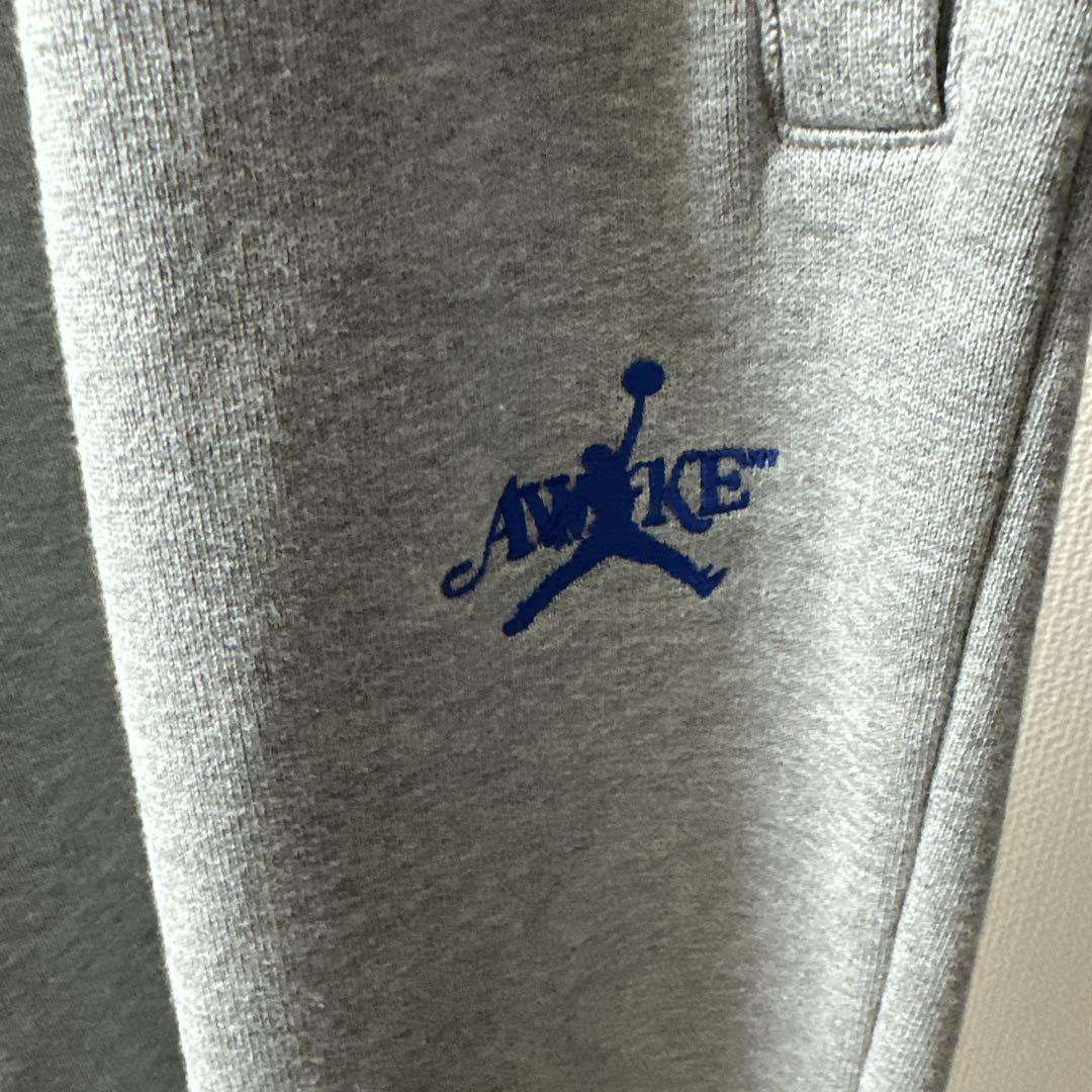 AWAKE ✖️ ジョーダン　グレー スウェットパンツ