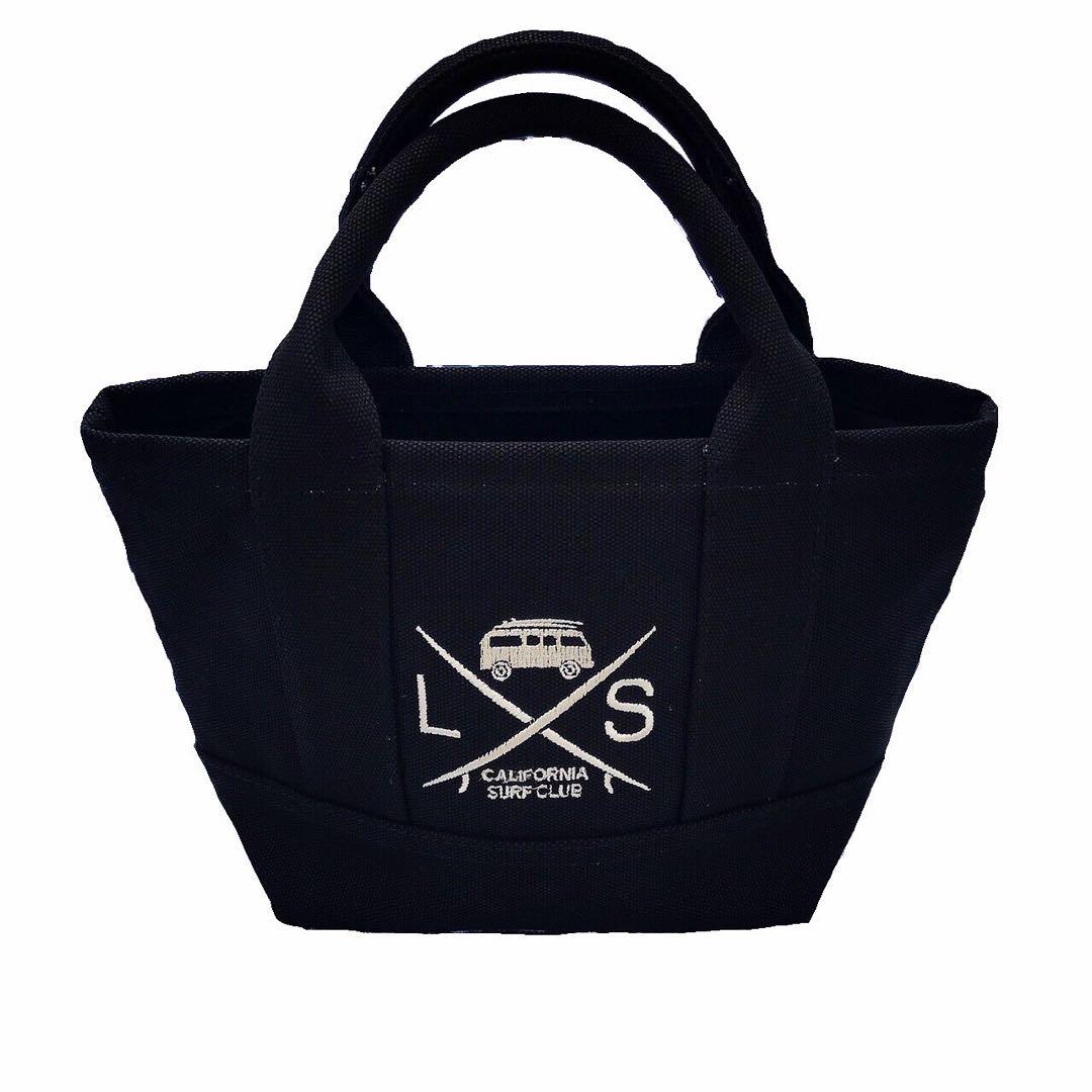 デートに便利♡LUSSO SURF ミニトートバッグ　ブラック　ベイフロー