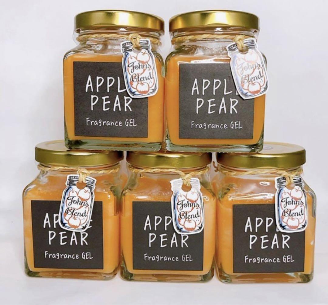 【新品未開封】ジョンズブレンド フレグランスジェル APPLE PEAR5点