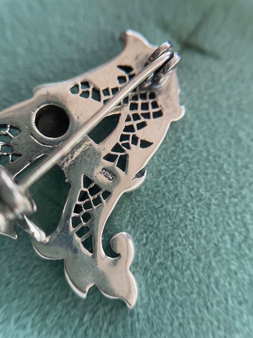 イニシャルA ブローチ シルバー925 ヴィンテージ - 通販 - wood-let.com