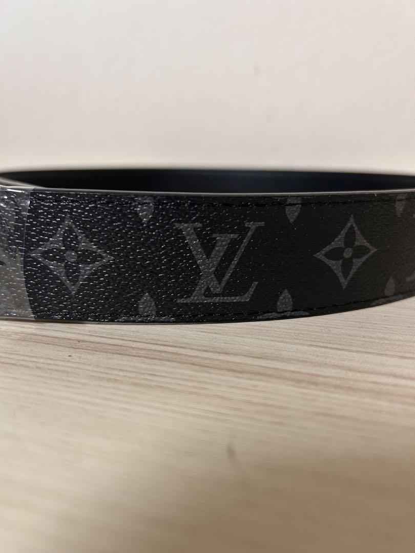 louis vuitton シルバー バックル モノグラム ベルト 100cm