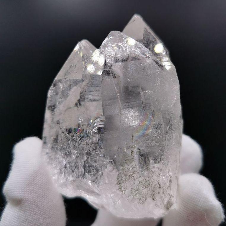 虹入り ガネッシュヒマール産 水晶 ポイント