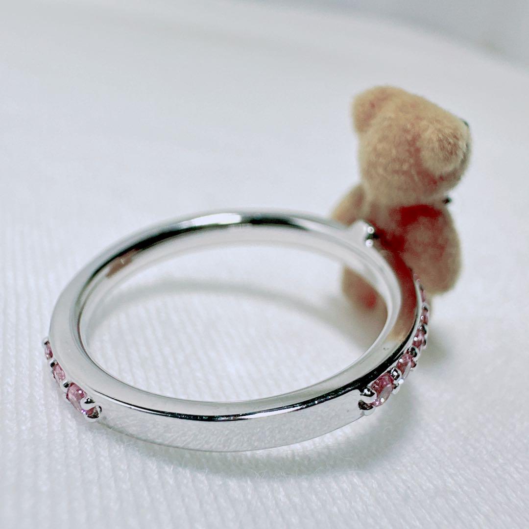 yvmin イヴミン bear リング 指輪 完売品 かず YVMIN テディベア リング くまのぬいぐるみ クマ 指輪 人工